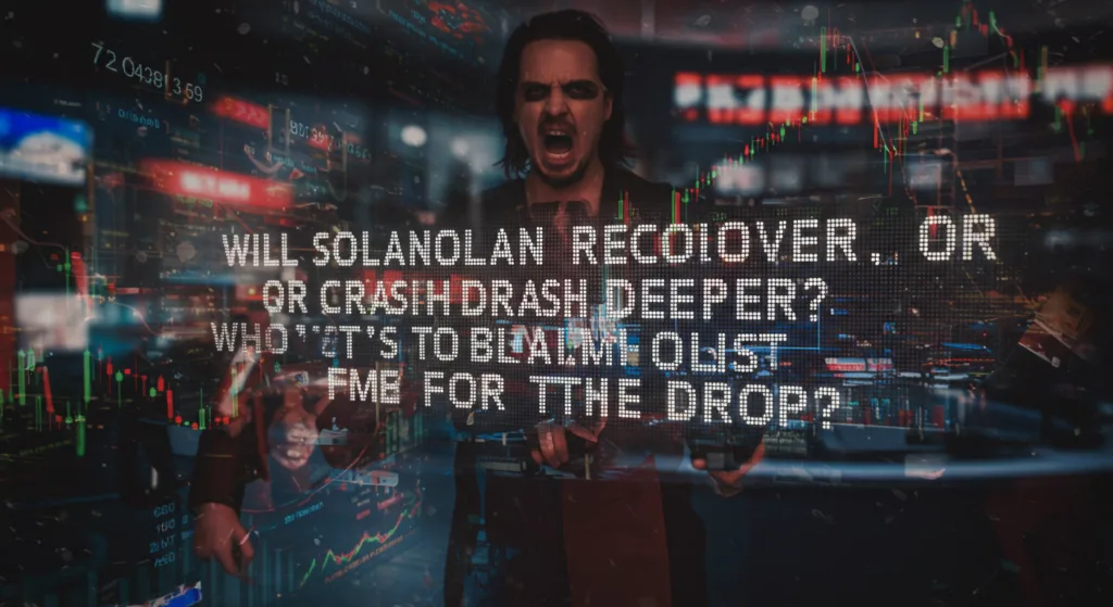 Image depicting the nervous sentiment among long-term Solana investors due to market uncertainty